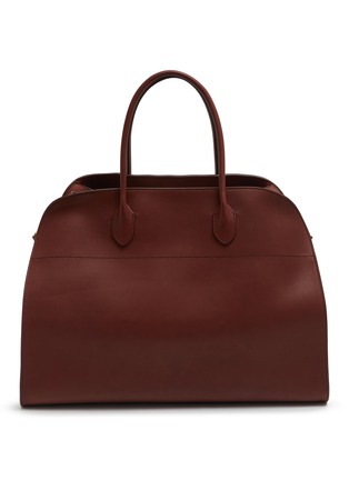 Main View - Click To Enlarge - THE ROW - Soft Margaux 17 Saddle Leather Bag
