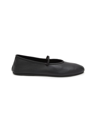 Main View - Click To Enlarge - THE ROW - Leather Mary Jane Ballerina Flats