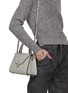 Figure View - Click To Enlarge - VALEXTRA - Mini Iside Leather Shoulder Bag