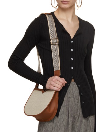 Figure View - Click To Enlarge - VALEXTRA - Small Weekend Leather Hobo Bag
