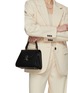 Front View - Click To Enlarge - VALEXTRA - Mini Iside Leather Bag