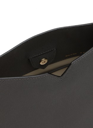 Detail View - Click To Enlarge - VALEXTRA - Medium Leather Hobo Bag