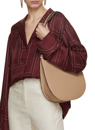 Figure View - Click To Enlarge - VALEXTRA - Medium Weekend Leather Hobo Bag
