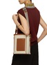 Figure View - Click To Enlarge - VALEXTRA - Small Canvas Bucket Bag