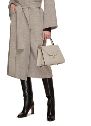 Figure View - Click To Enlarge - VALEXTRA - Medium Iside Leather Shoulder Bag