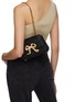 Figure View - Click To Enlarge - SELF-PORTRAIT - Woven Leather Embellished Bow Bag