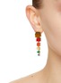 Figure View - Click To Enlarge - EDDIE BORGO - Graduated Cube 12K Gold Plated Metal Earrings