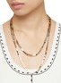 Figure View - Click To Enlarge - EDDIE BORGO - Cube 12K Gold Plated Metal Necklace