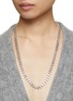 Figure View - Click To Enlarge - EDDIE BORGO - Cube Silver Toned Metal Necklace