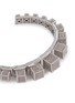 Detail View - Click To Enlarge - EDDIE BORGO - Pavé Graduated Cube Silver Toned Metal Cuff Bracelet