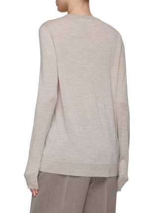 Back View - Click To Enlarge - THE ROW - Exeter Cashmere Top