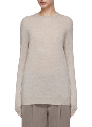 Main View - Click To Enlarge - THE ROW - Exeter Cashmere Top