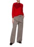 Figure View - Click To Enlarge - THE ROW - Enid Patchwork Wool Cashmere Sweater
