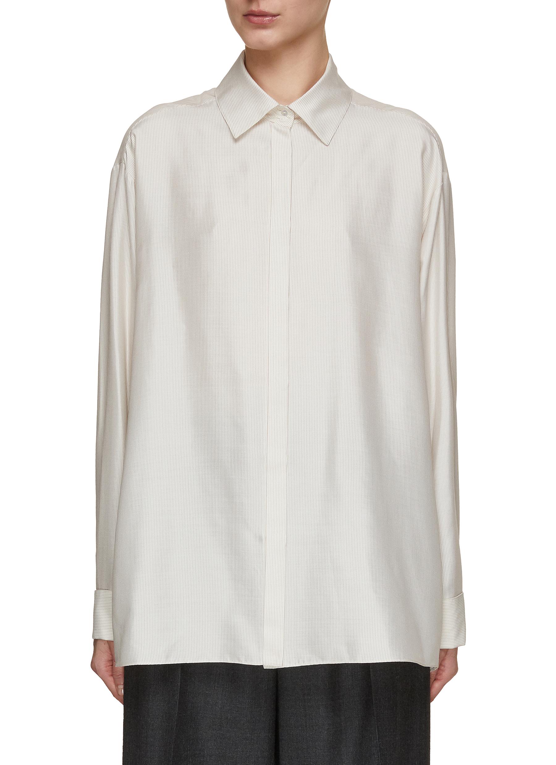 THE ROW Nomoon Silk Shirt Women Lane Crawford