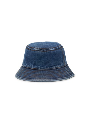 Figure View - Click To Enlarge - ALEXANDER WANG - Embossed Denim Bucket Hat