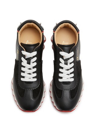 Detail View - Click To Enlarge - CHRISTIAN LOUBOUTIN - Loubishark Donna Low Top Lace Up Sneakers