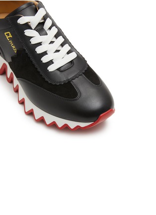 Detail View - Click To Enlarge - CHRISTIAN LOUBOUTIN - Loubishark Donna Low Top Lace Up Sneakers