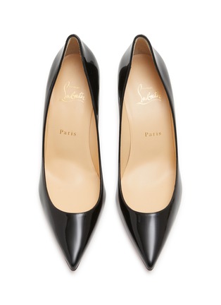 Detail View - Click To Enlarge - CHRISTIAN LOUBOUTIN - Kate 70 Patent Leather Pumps