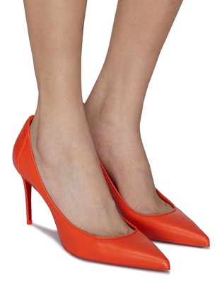Figure View - Click To Enlarge - CHRISTIAN LOUBOUTIN - 85 Sporty Kate Leather Pumps