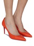 Figure View - Click To Enlarge - CHRISTIAN LOUBOUTIN - 85 Sporty Kate Leather Pumps