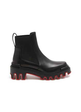 Main View - Click To Enlarge - CHRISTIAN LOUBOUTIN - Marchacroche Leather Ankle Boots