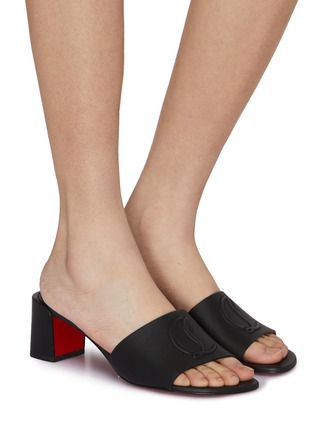 Figure View - Click To Enlarge - CHRISTIAN LOUBOUTIN - So CL 55 Leather Mules