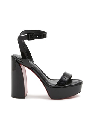 Main View - Click To Enlarge - CHRISTIAN LOUBOUTIN - Movida Jane 130 Patent Leather Sandals