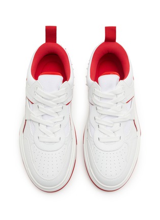 Detail View - Click To Enlarge - CHRISTIAN LOUBOUTIN - Astroloubi Mid Top Lace Up Sneakers