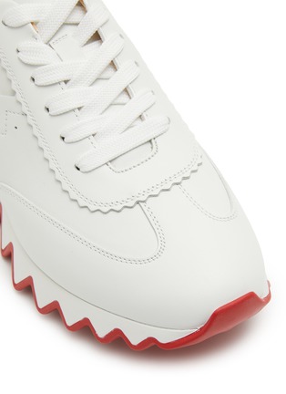 Detail View - Click To Enlarge - CHRISTIAN LOUBOUTIN - Loubishark Donna Low Top Lace Up Sneakers