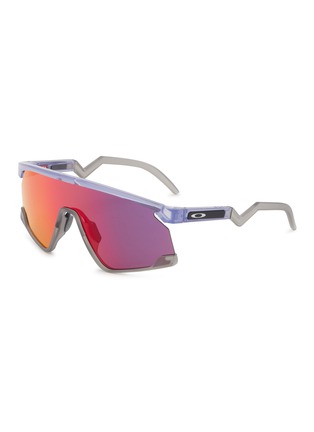 Main View - Click To Enlarge - OAKLEY - Single Lens BiO-Matter™ Geometric Sunglasses