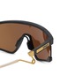 Detail View - Click To Enlarge - OAKLEY - Single Lens BiO-Matter™ Geometric Sunglasses