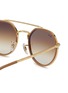 Detail View - Click To Enlarge - RAY-BAN - Metal Geometric Sunglasses
