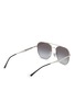 Figure View - Click To Enlarge - RAY-BAN - Double Bridge Metal Square Sunglasses