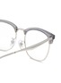 Detail View - Click To Enlarge - RAY-BAN - Metal Square Optical Glasses