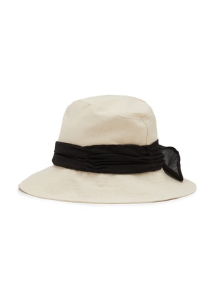 Figure View - Click To Enlarge - EUGENIA KIM - Jordana Linen Hat