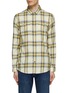 Main View - Click To Enlarge - SCOTCH & SODA - Flannel Check Double Pocket Shirt