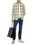Figure View - Click To Enlarge - SCOTCH & SODA - Flannel Check Double Pocket Shirt