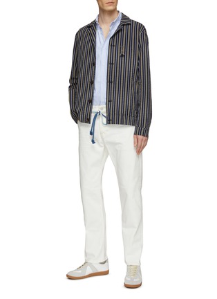 Figure View - Click To Enlarge - SCOTCH & SODA - Oxford Striped Shirt