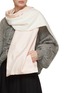 Figure View - Click To Enlarge - JOVENS - Double-faced Silk Scarf with Pocket