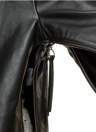  - SETCHU - Zipper Detail Leather Jacket