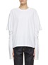 Main View - Click To Enlarge - SETCHU - Point Sleeve Cotton Long Sleeve T-Shirt