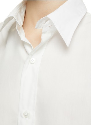  - SETCHU - Origami Side Slit Button-Up Shirt