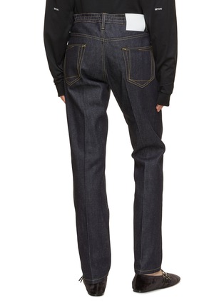 Back View - Click To Enlarge - SETCHU - Raw Denim Straight Jeans