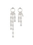 Main View - Click To Enlarge - JUSTINE CLENQUET - Angie Palladium Plated Earrings