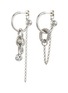 Main View - Click To Enlarge - JUSTINE CLENQUET - Abel Palladium Plated Earrings