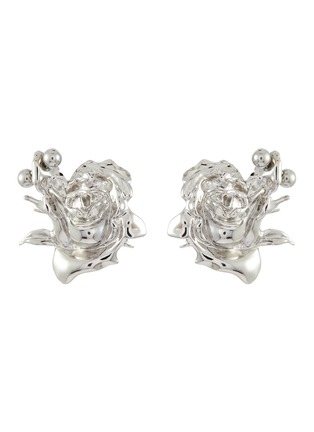 Main View - Click To Enlarge - JUSTINE CLENQUET - Juliet Palladium Plated Earrings