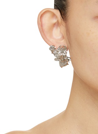 Figure View - Click To Enlarge - JUSTINE CLENQUET - Juliet Palladium Plated Earrings