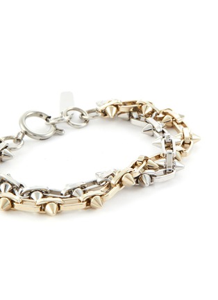 Detail View - Click To Enlarge - JUSTINE CLENQUET - Nomi Gold & Palladium Plated Bracelet