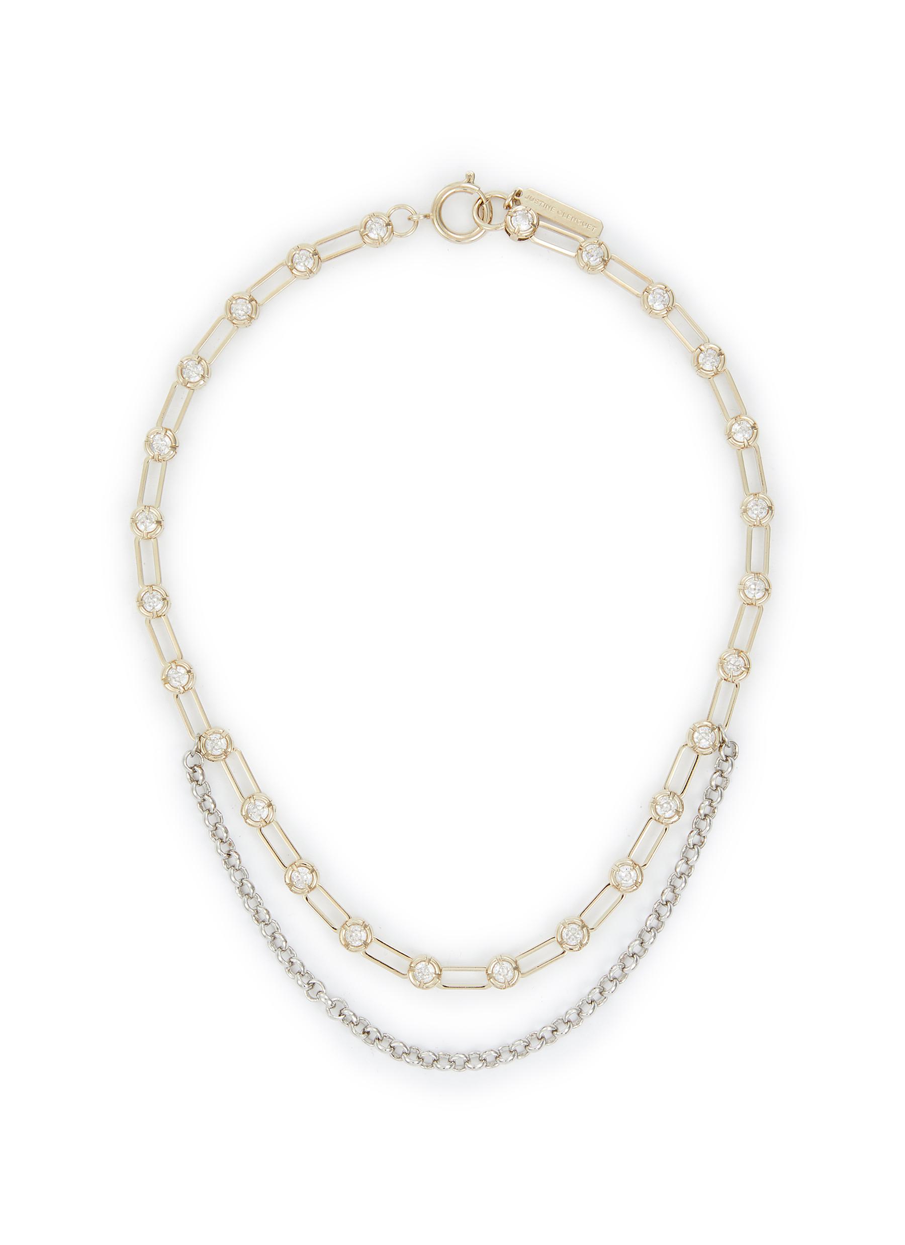 Justine Clenquet: Silver Charly Necklace | SSENSE