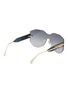Figure View - Click To Enlarge - FENDI - Fendigraphy Frameless Metal Sunglasses